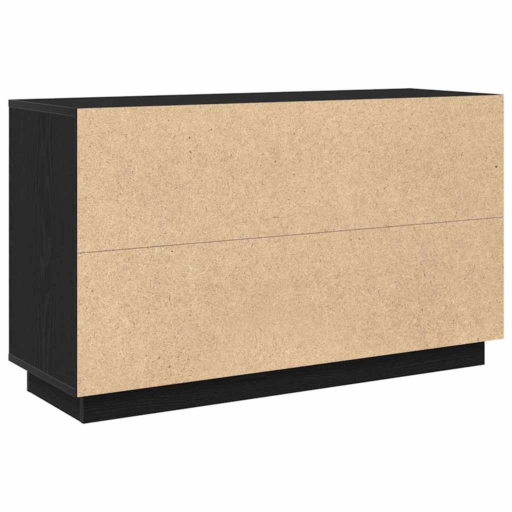 Credenza Rovere Nero 102 x 35 x 60 cm Legno multistrato