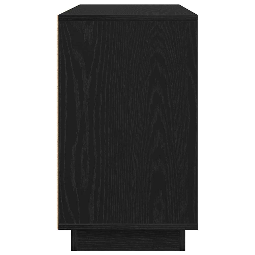 Credenza Rovere Nero 102 x 35 x 60 cm Legno multistrato