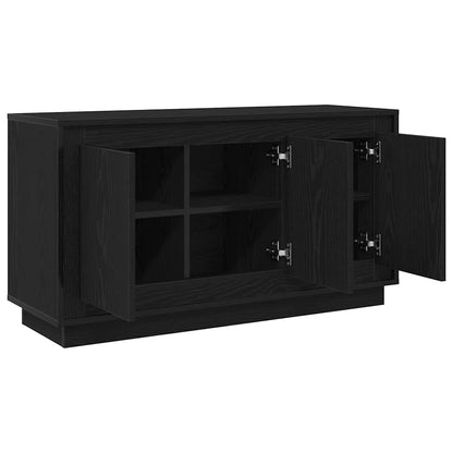 Credenza Rovere Nero 102 x 35 x 55 cm Legno multistrato
