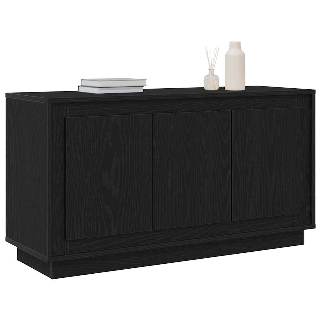 Credenza Rovere Nero 102 x 35 x 55 cm Legno multistrato