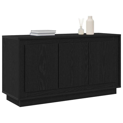 Credenza Rovere Nero 102 x 35 x 55 cm Legno multistrato
