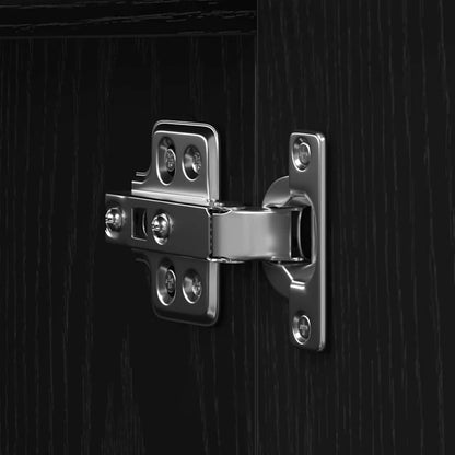 Mobile TV Rovere Nero 180 x 31,5 x 40 cm Legno multistrato