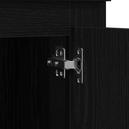 Credenza Rovere Nero 36 x 35.5 x 103.5 cm Legno multistrato