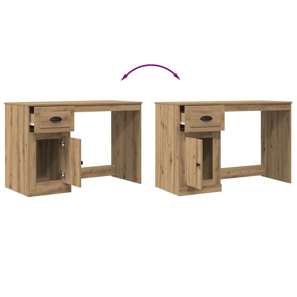 Scrivania Rovere artigianale 50 x 115 x 75 cm Legno multistrato