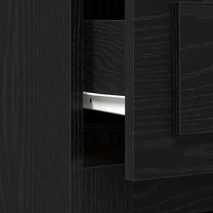 Scrivania Rovere Nero 50 x 115 x 75 cm Legno multistrato