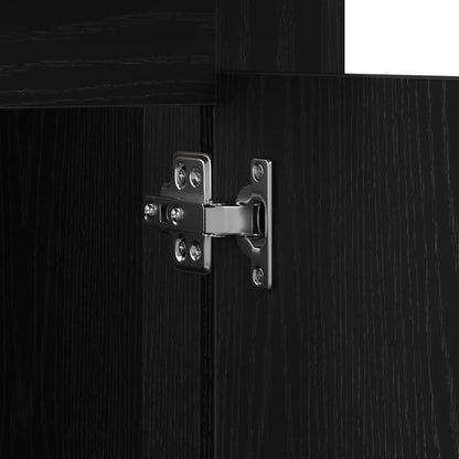 Scrivania Rovere Nero 50 x 115 x 75 cm Legno multistrato | homemem39
