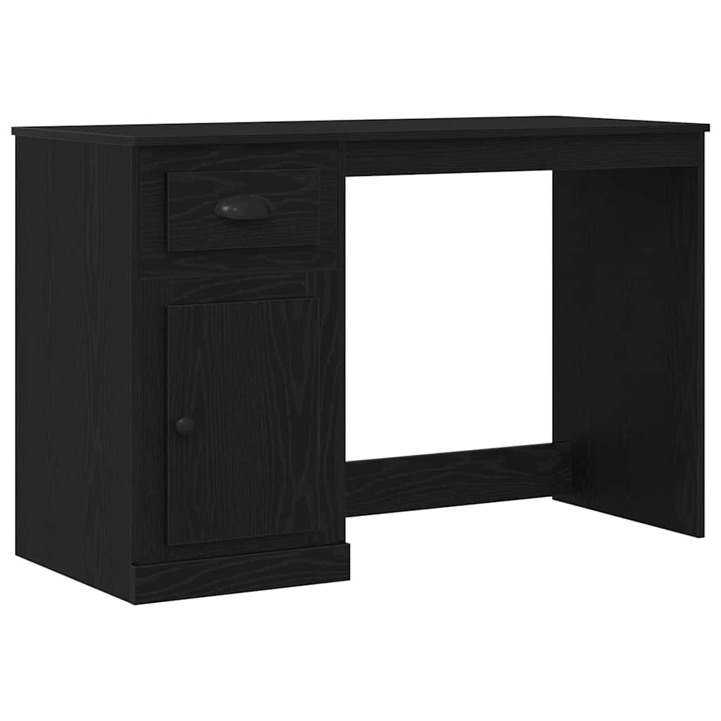 Scrivania Rovere Nero 50 x 115 x 75 cm Legno multistrato | homemem39