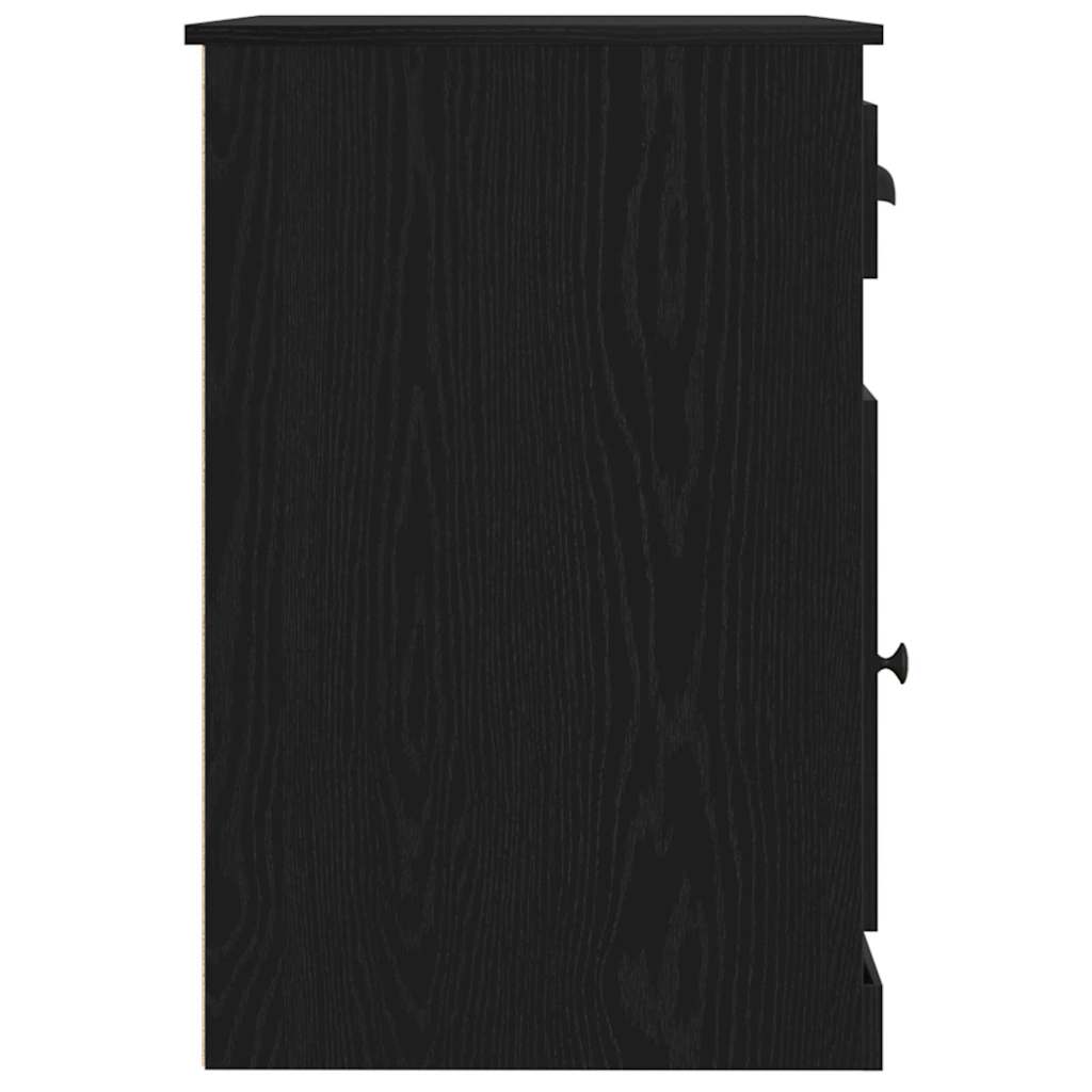 Scrivania Rovere Nero 50 x 115 x 75 cm Legno multistrato | homemem39