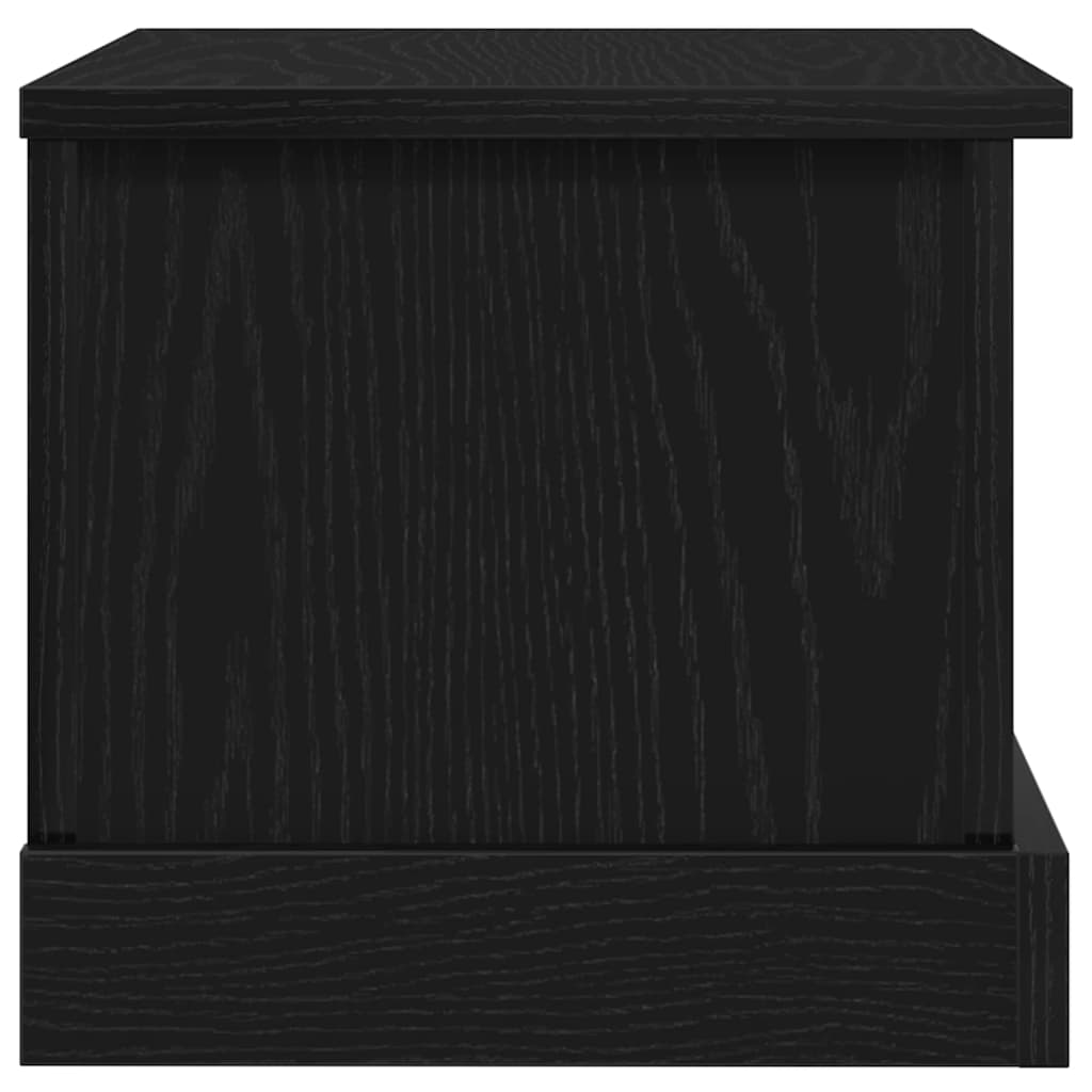 Scatola di Stoccaggio Rovere nero 50 x 30 x 28 cm