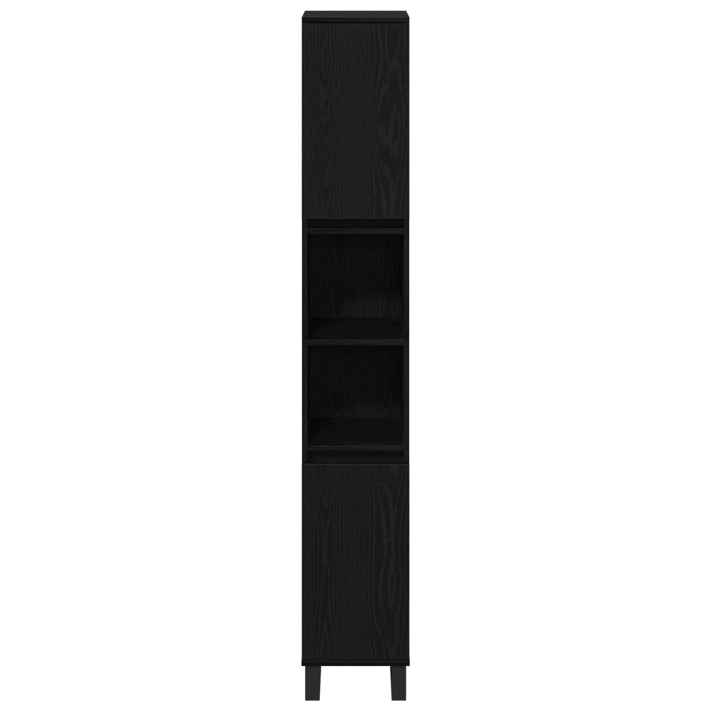 Mobile da Bagno Rovere Nero 30 x 30 x 190 cm | homemem39