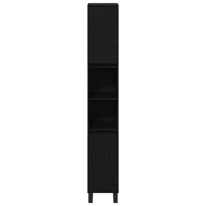 Mobile da Bagno Rovere Nero 30 x 30 x 190 cm | homemem39