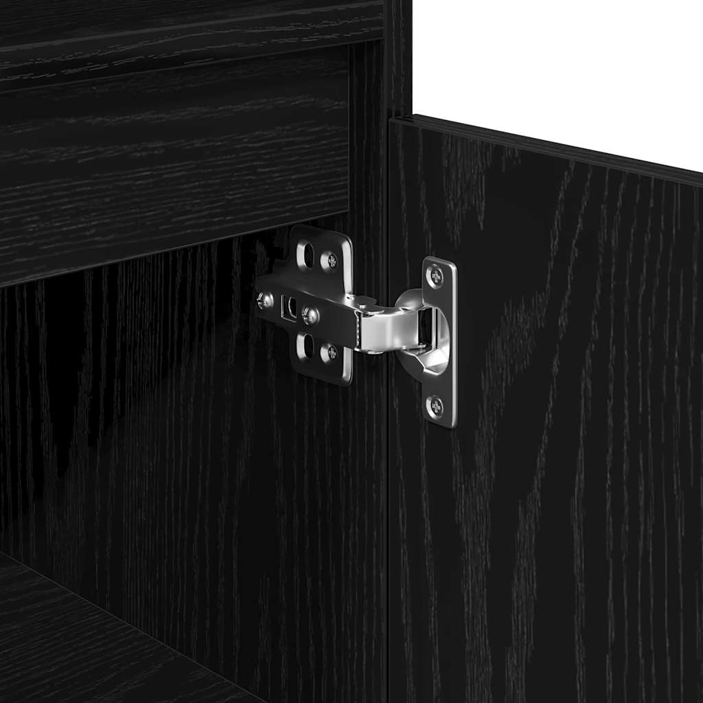 Mobile da Bagno Rovere Nero 30 x 30 x 100 cm | homemem39