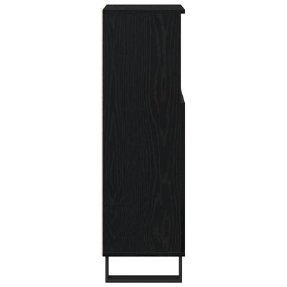 Mobile da Bagno Rovere Nero 30 x 30 x 100 cm | homemem39