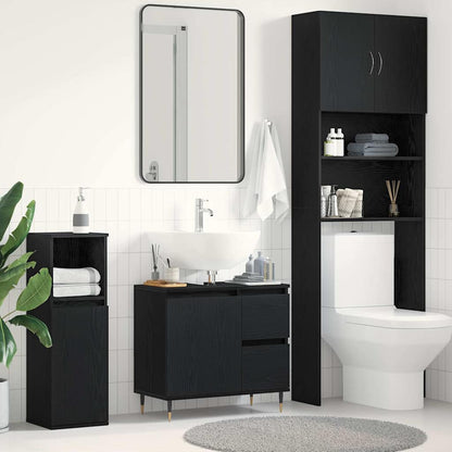 Mobile da Bagno Rovere Nero 65 x 33 x 60 cm | homemem39