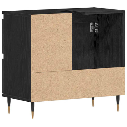 Mobile da Bagno Rovere Nero 65 x 33 x 60 cm | homemem39