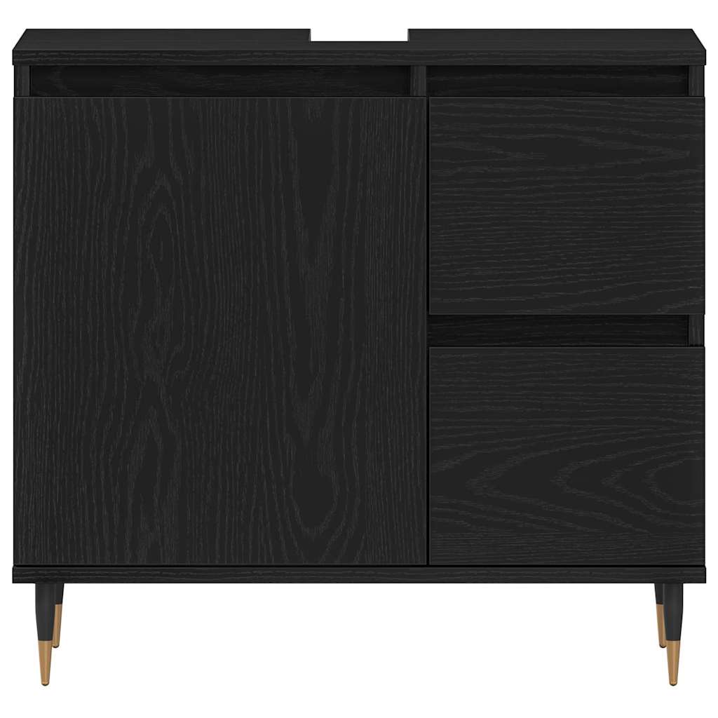 Mobile da Bagno Rovere Nero 65 x 33 x 60 cm | homemem39