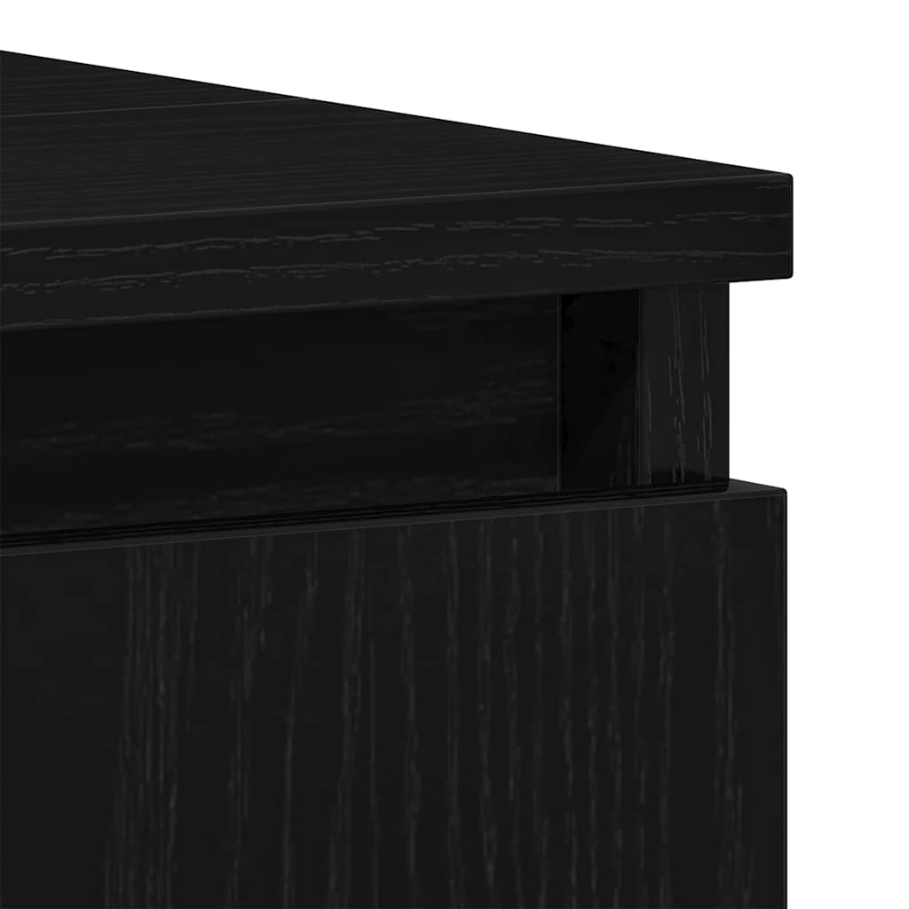 Mobile da Bagno Rovere Nero 80 x 33 x 60 cm | homemem39