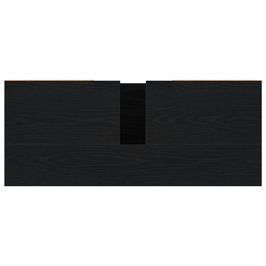 Mobile da Bagno Rovere Nero 80 x 33 x 60 cm | homemem39