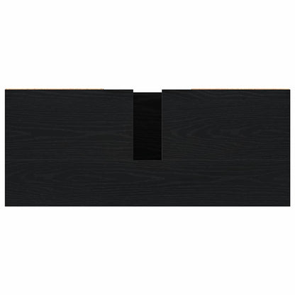 Mobile da Bagno Rovere Nero 80 x 33 x 60 cm | homemem39