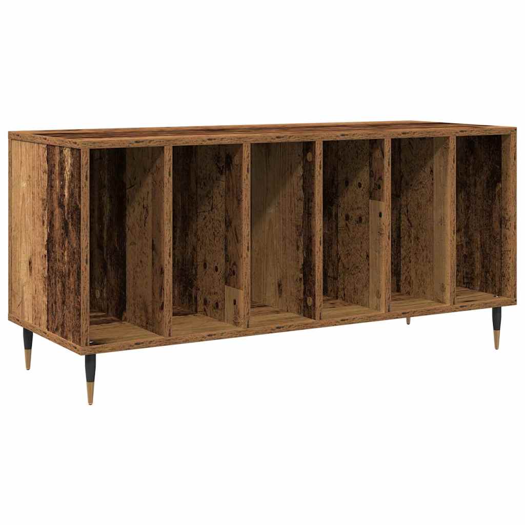 Mobile porta vinili Legno vecchio 100 x 38 x 48 cm | homemem39