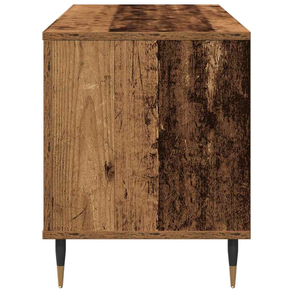 Mobile porta vinili Legno vecchio 100 x 38 x 48 cm | homemem39