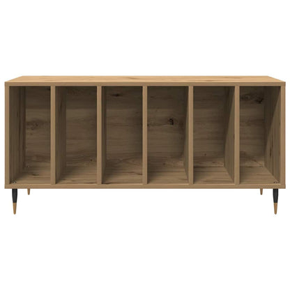 Mobile porta vinili rovere artigianale 100 x 38 x 48 cm | homemem39