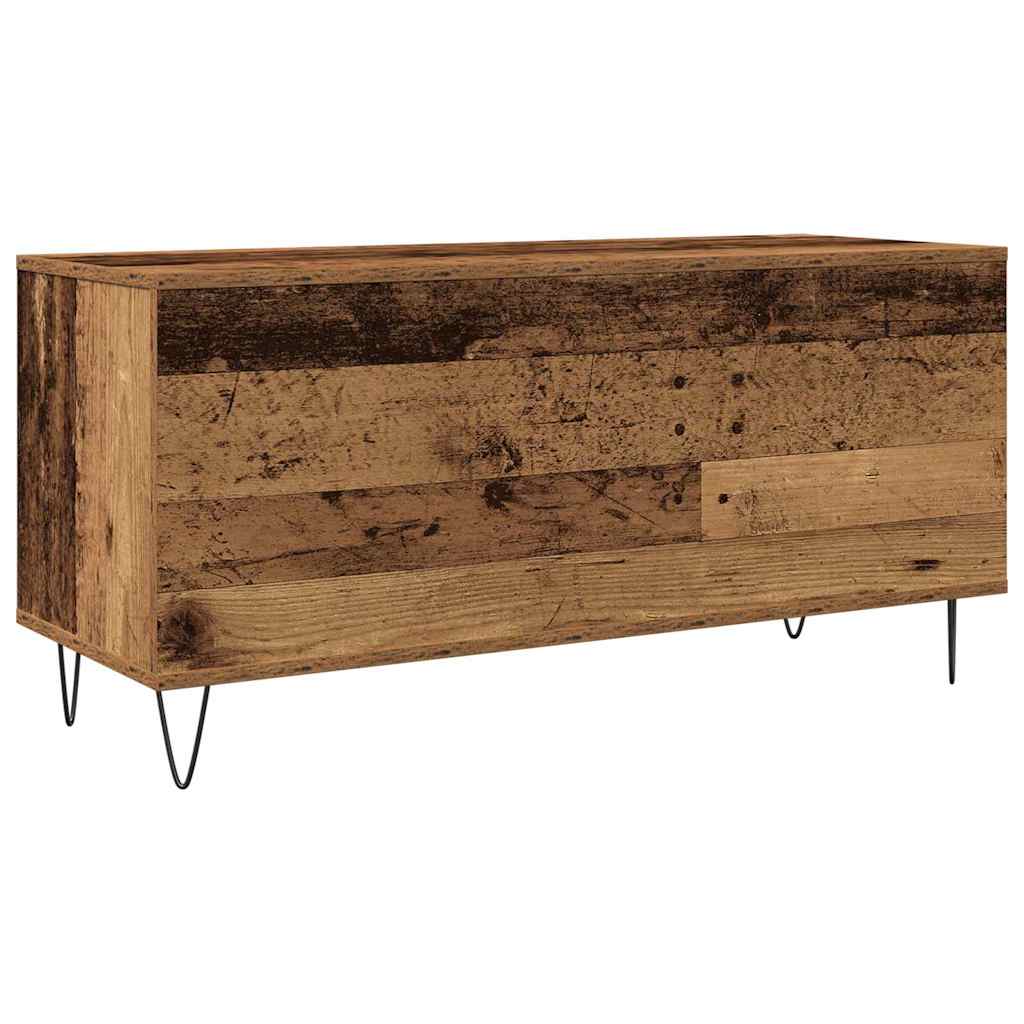 Mobile porta vinili Legno vecchio 100 x 38 x 48 cm | homemem39