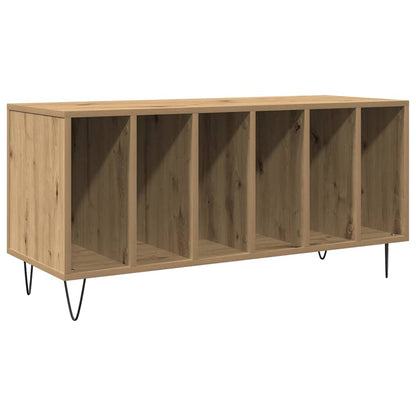 Mobile porta vinili rovere artigianale 100 x 38 x 48 cm