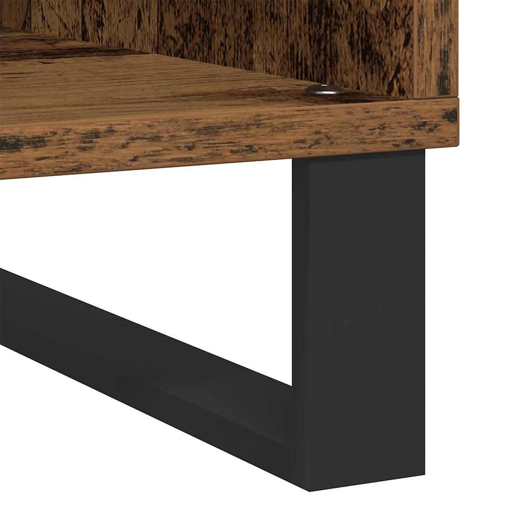 Mobile porta vinili Legno vecchio 100 x 38 x 48 cm | homemem39