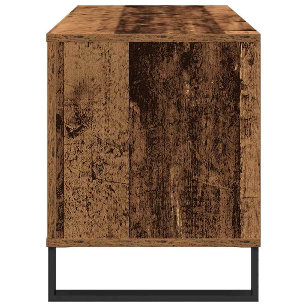 Mobile porta vinili Legno vecchio 100 x 38 x 48 cm | homemem39