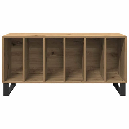Mobile porta vinili rovere artigianale 100 x 38 x 48 cm | homemem39