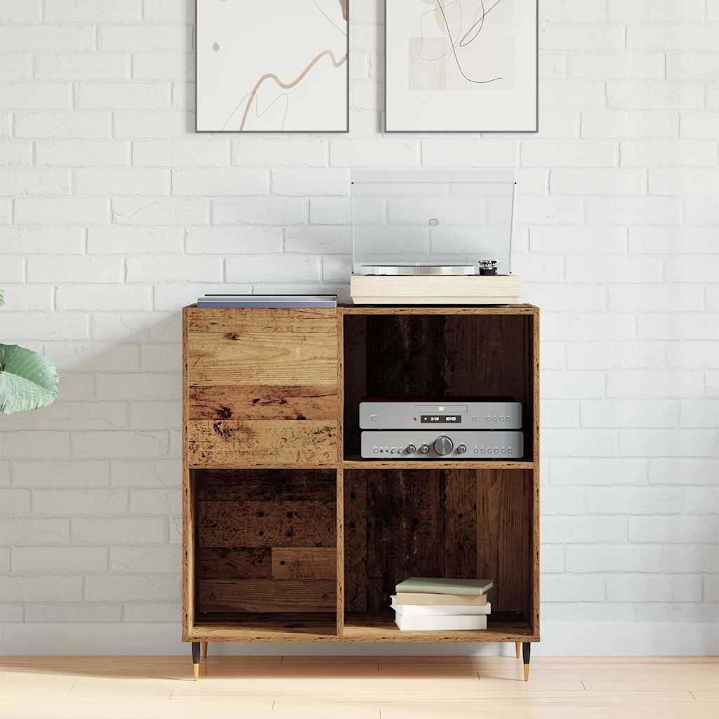 Mobile porta vinili Legno vecchio 85 x 38 x 89 cm | homemem39