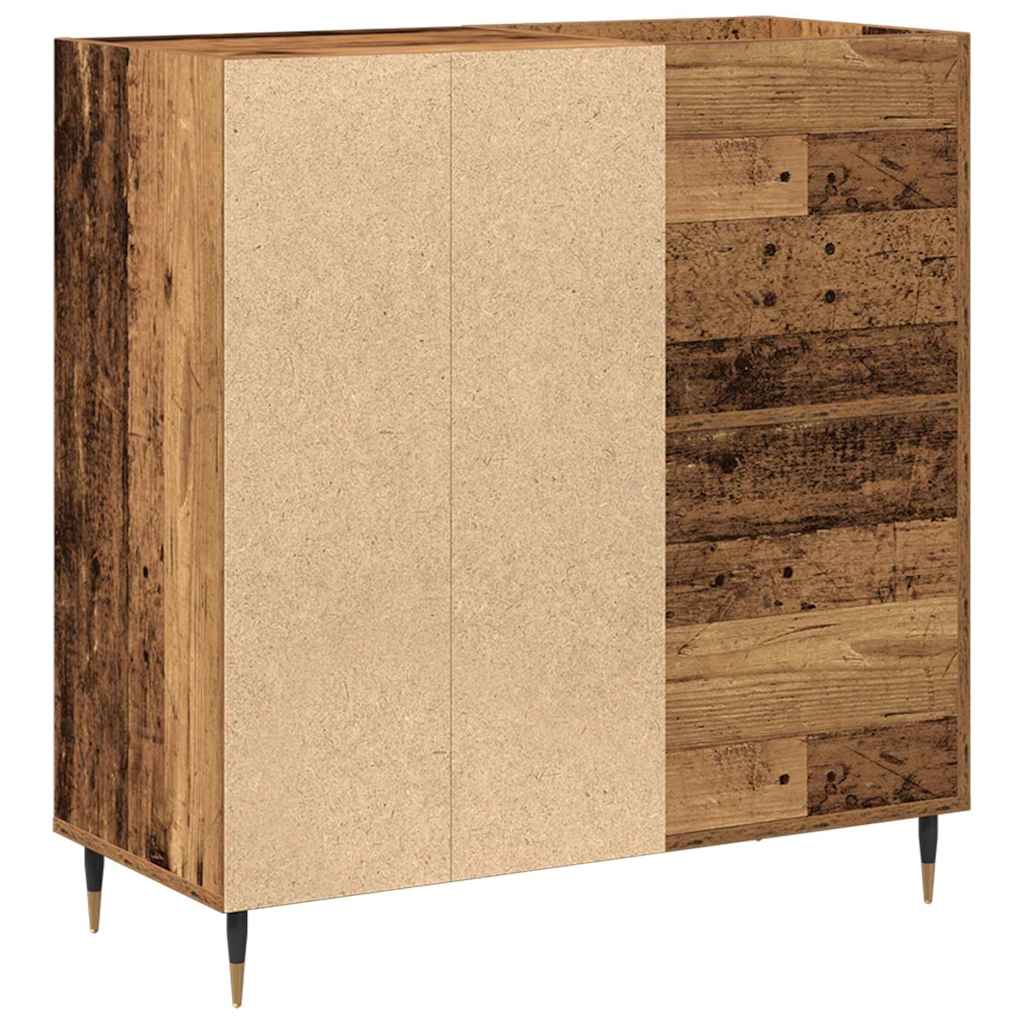 Mobile porta vinili Legno vecchio 85 x 38 x 89 cm