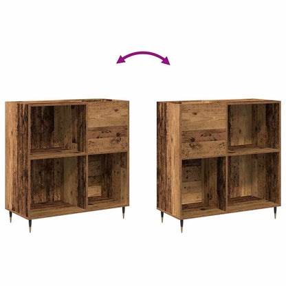 Mobile porta vinili Legno vecchio 85 x 38 x 89 cm | homemem39