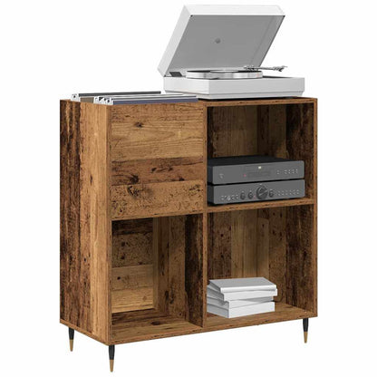Mobile porta vinili Legno vecchio 85 x 38 x 89 cm | homemem39