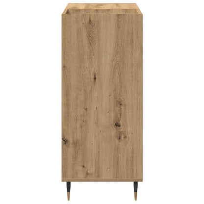 Mobile porta vinili rovere artigianale 85 x 38 x 89 cm