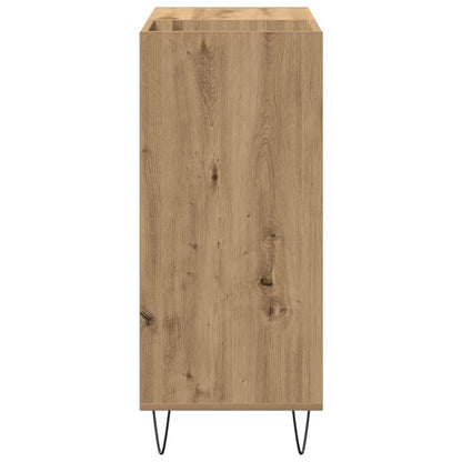 Mobile porta vinili rovere artigianale 85 x 38 x 89 cm | homemem39