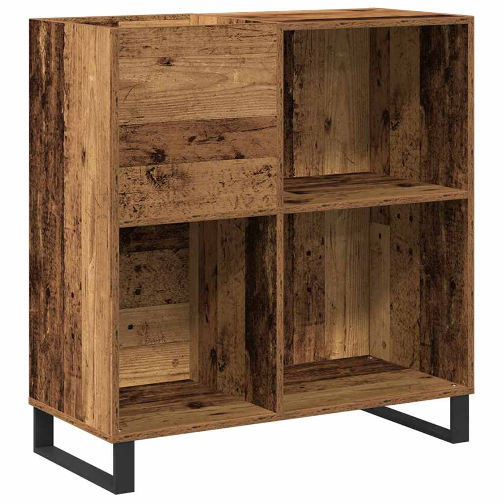 Mobile porta vinili Legno vecchio 84,5 x 38 x 89 cm | homemem39