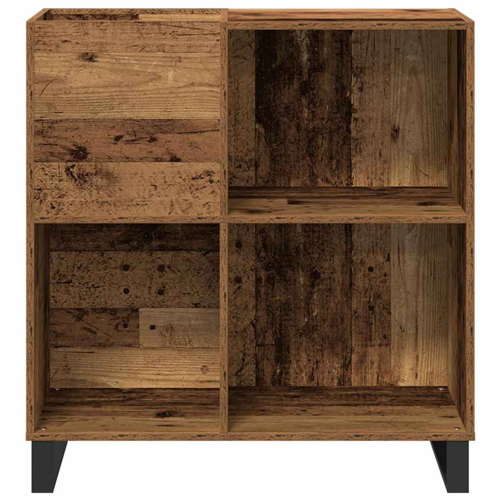 Mobile porta vinili Legno vecchio 84,5 x 38 x 89 cm