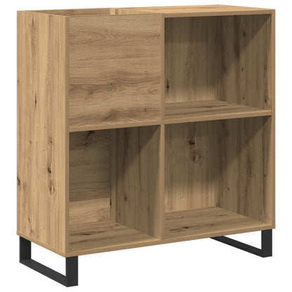Mobile porta vinili rovere artigianale 84,5 x 38 x 89 cm | homemem39