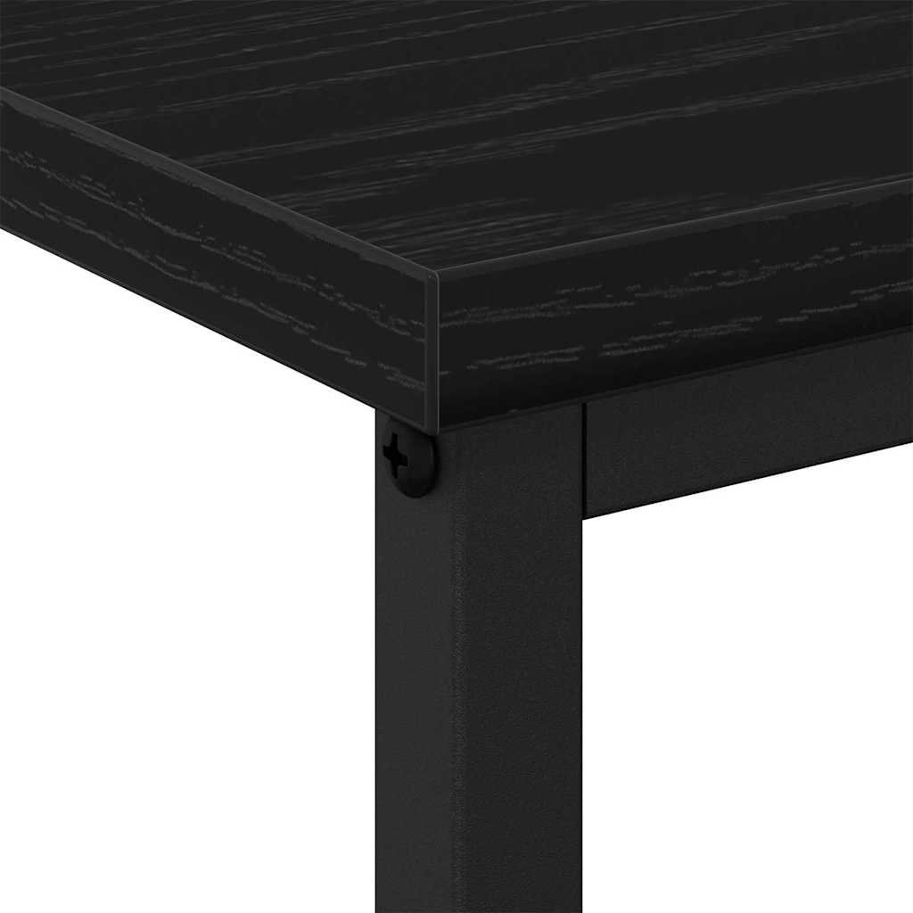 Armadio da Notte 2 pcs Rovere Nero 41 x 31 x 80 cm | homemem39