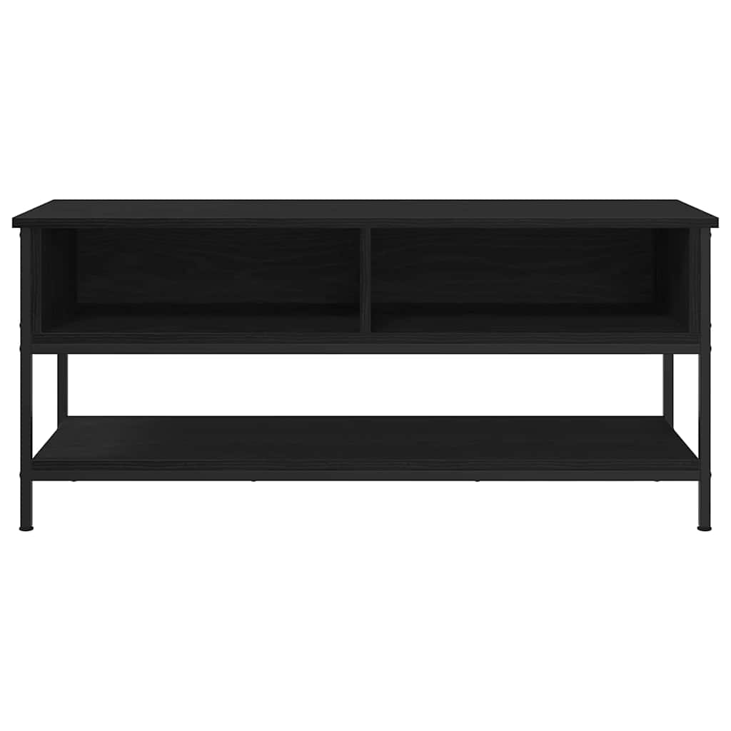 Set mobile TV Rovere Nero 100 x 35 x 45 cm Legno multistrato