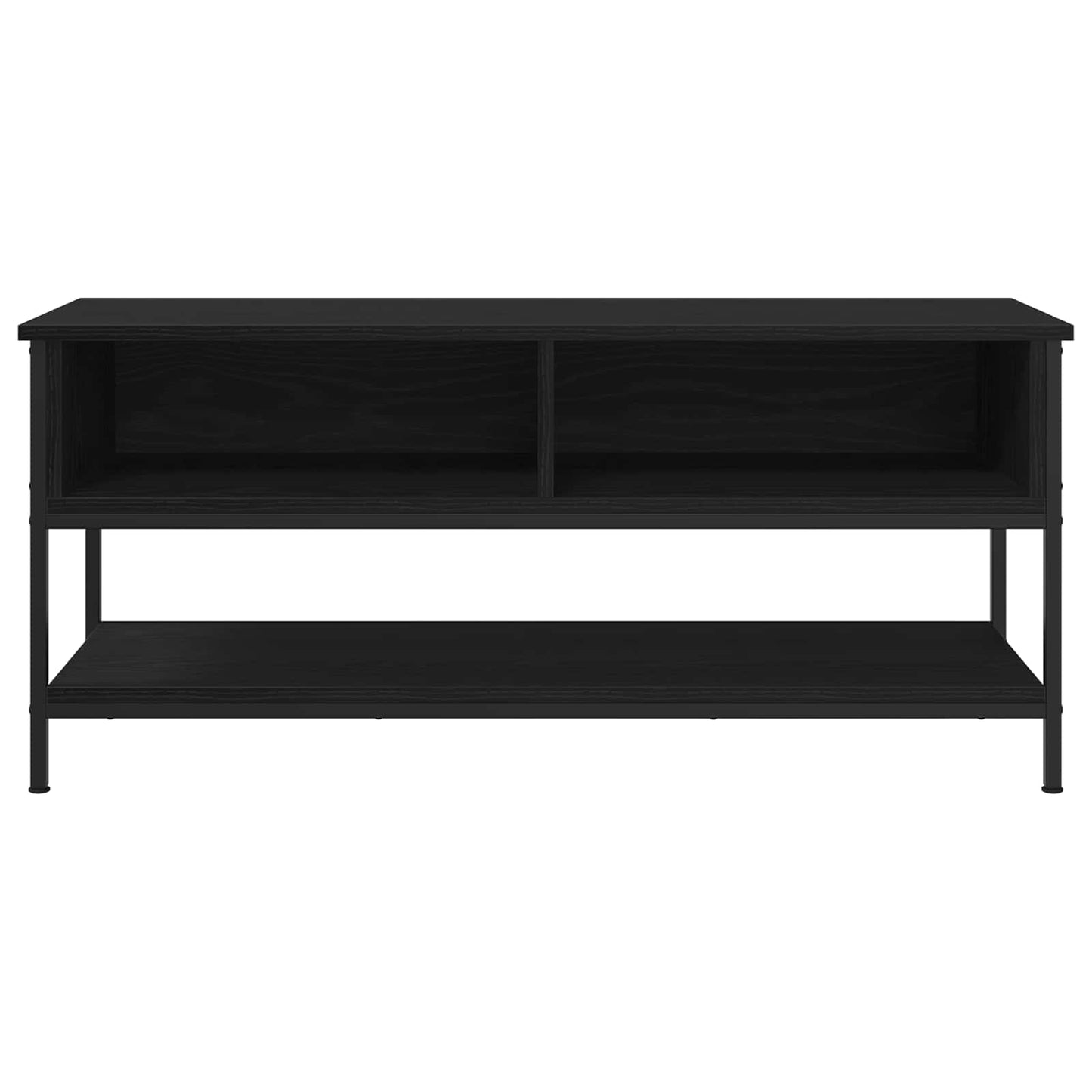 Set mobile TV Rovere Nero 100 x 35 x 45 cm Legno multistrato