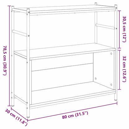 Libreria 80 x 30 x 78,5 cm Legno ingegnerizzato | homemem39