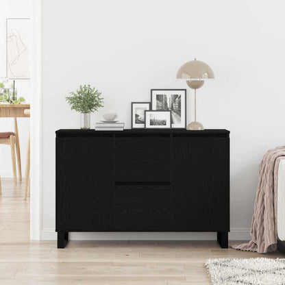 Credenza Rovere Nero 101,5 x 35 x 70 cm Legno multistrato