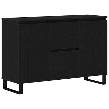 Credenza Rovere Nero 101,5 x 35 x 70 cm Legno multistrato