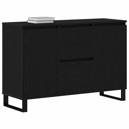 Credenza Rovere Nero 101,5 x 35 x 70 cm Legno multistrato