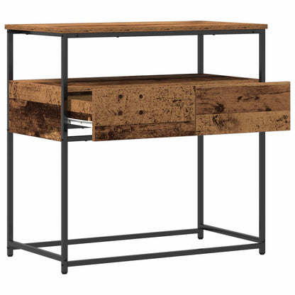 Tavolo consolle Legno vecchio 75 x 40 x 75 cm Legno multistrato