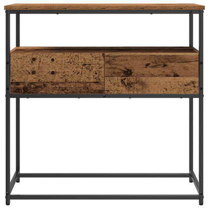 Tavolo consolle Legno vecchio 75 x 40 x 75 cm Legno multistrato