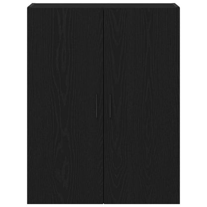 Mobile a muro Rovere Nero 69,5 x 34 x 90 cm Legno multistrato